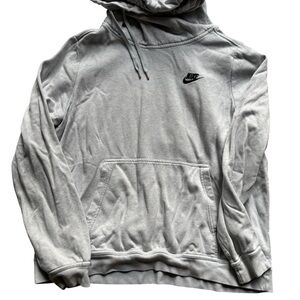 Nike Gray Hoodie with Cowl Neck